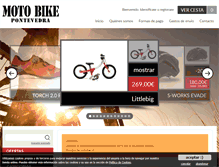 Tablet Screenshot of motobikepontevedra.com